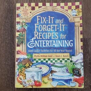 Fix-It and Forget-It Recipes for Entertaining slow cooker cookbook 284 Pages